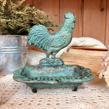 Rooster soap dish