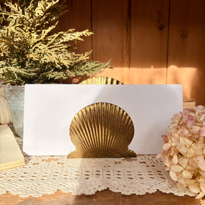 Porte-serviette coquillage