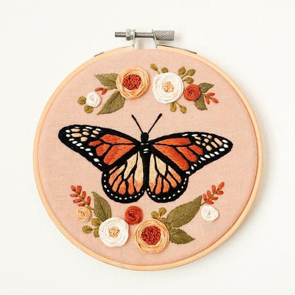 DIY embroidery set - Monarch