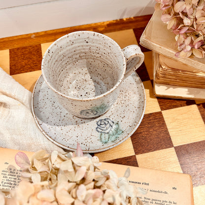 Tasse en grès vintage