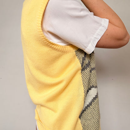 Débardeur Jaune et gris