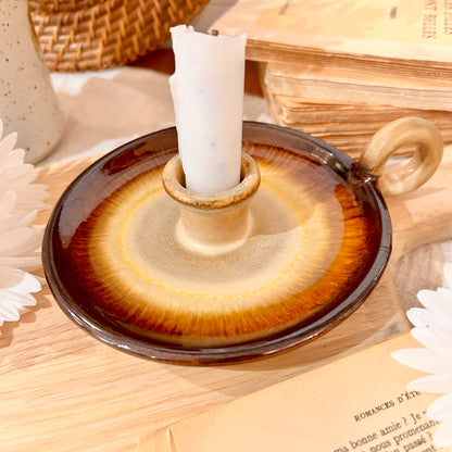 Ceramic candle holder