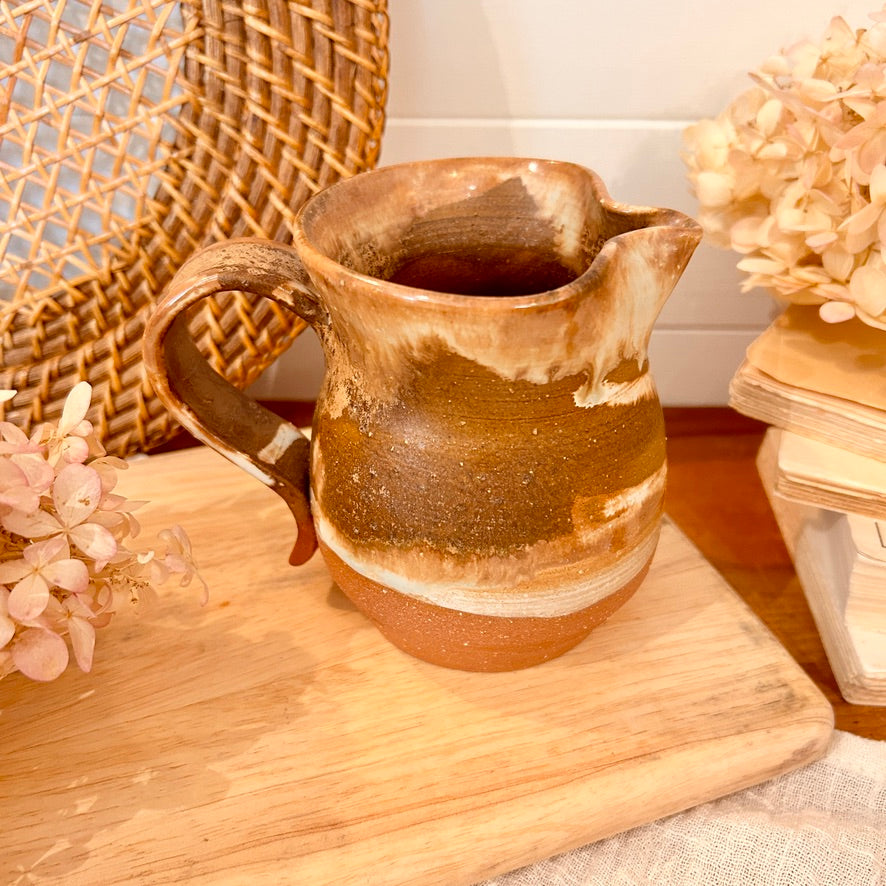 Small stoneware pitcher