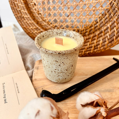 Sandstone candle - Peach Jujube