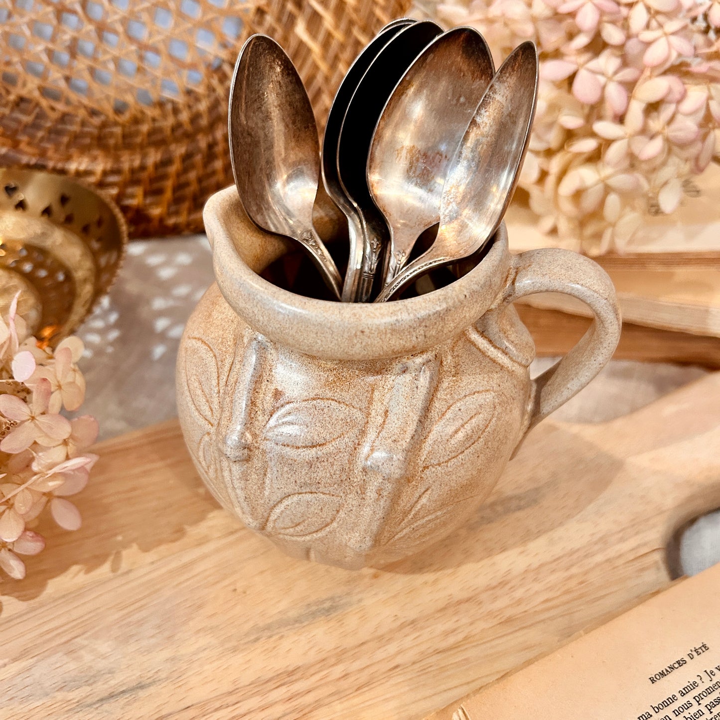 Stoneware creamer