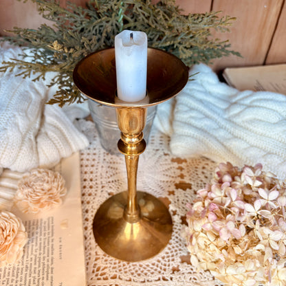 Brass candle holder