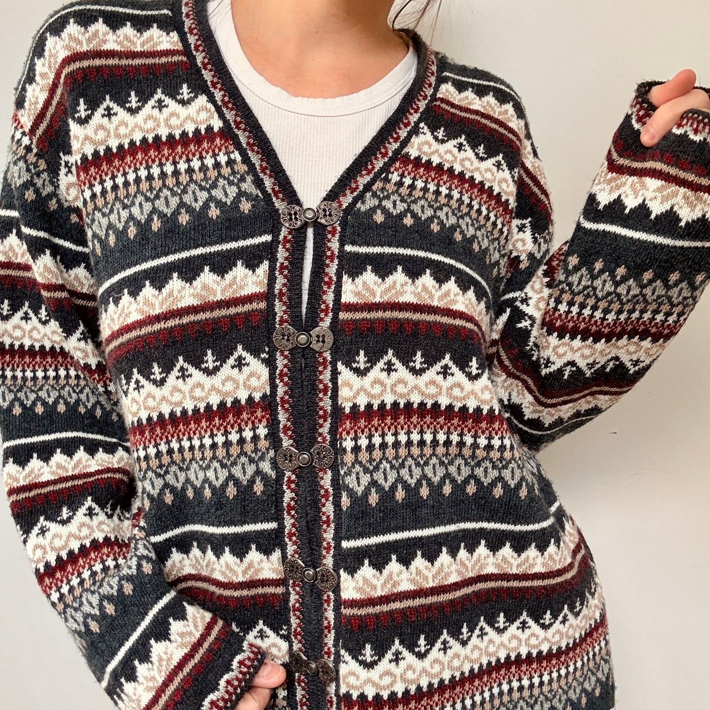 Velvet bathrobe - burgundy