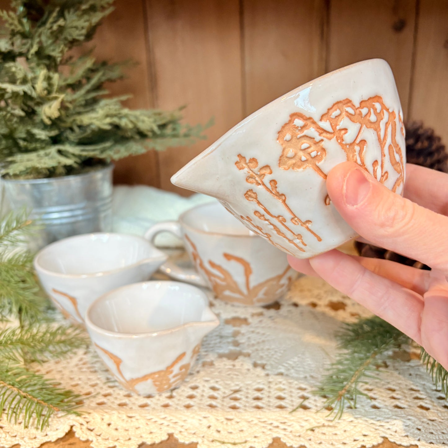 Measuring cups - wildflowers