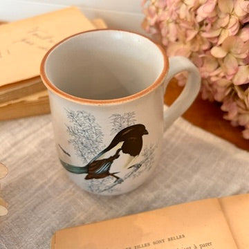 Tasse oiseau vintage