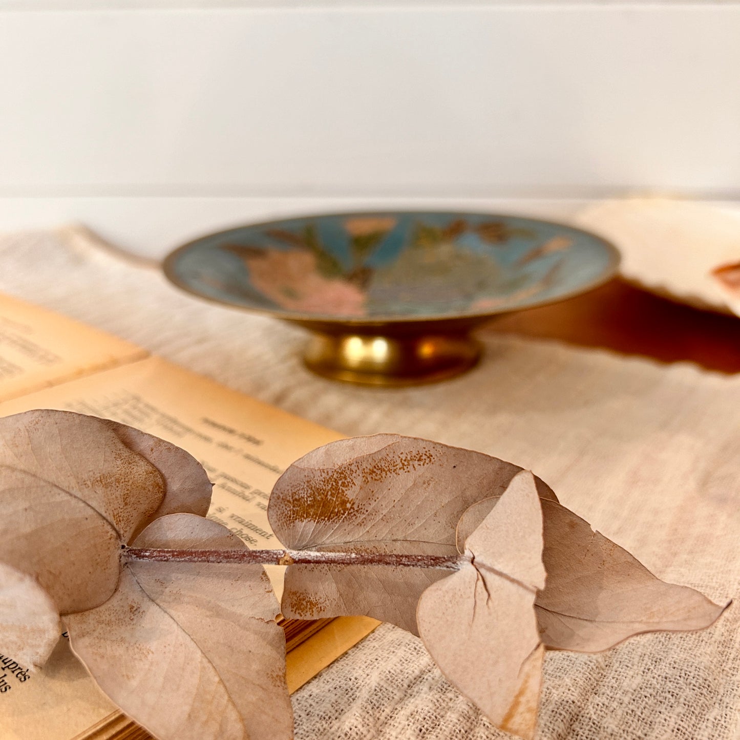 Vintage brass dish