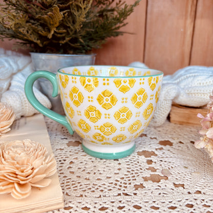 Tasse Fleurs jaunes