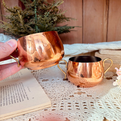 Ensemble à café en cuivre