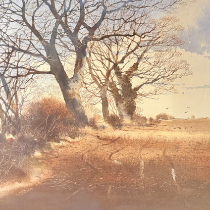 Cadre vintage avec impression sur papier beaux-arts - La transition