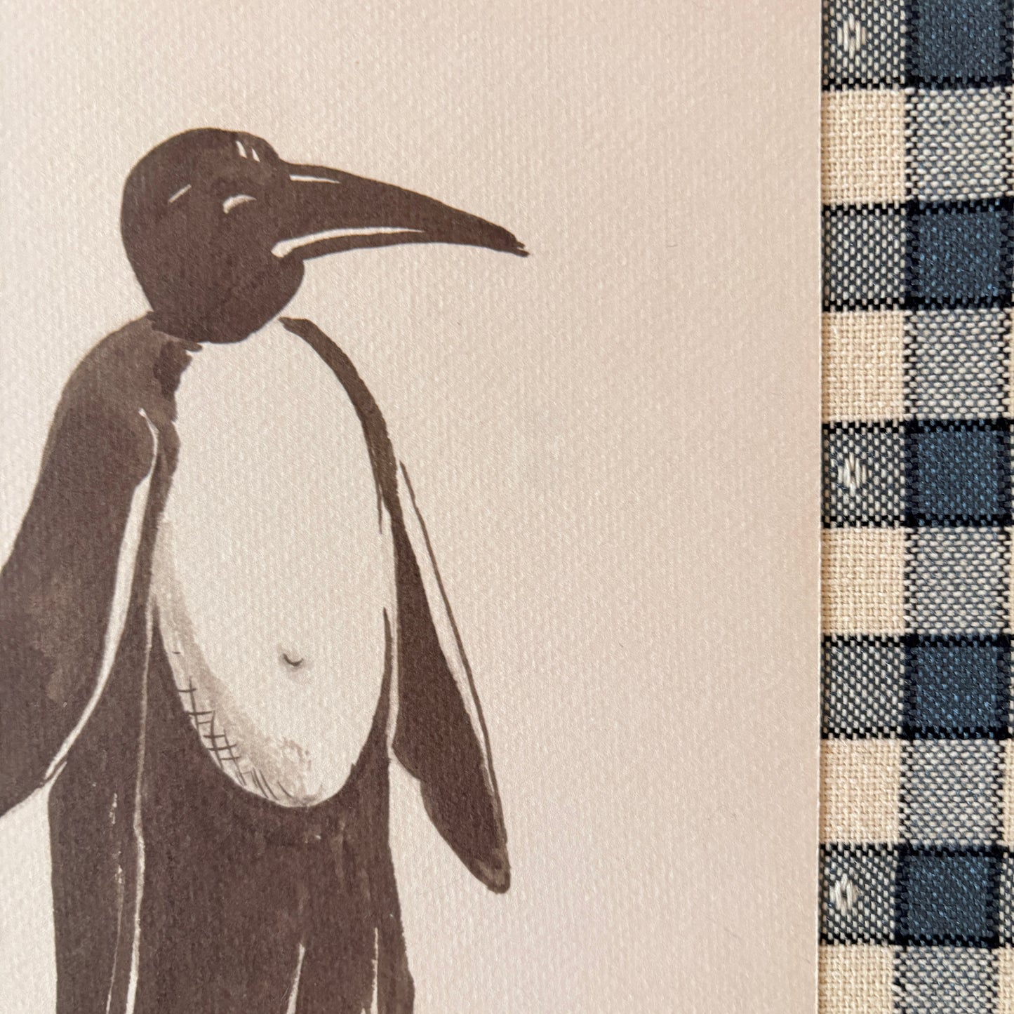 Cadre vintage avec impression sur papier beaux-arts - Le smoking