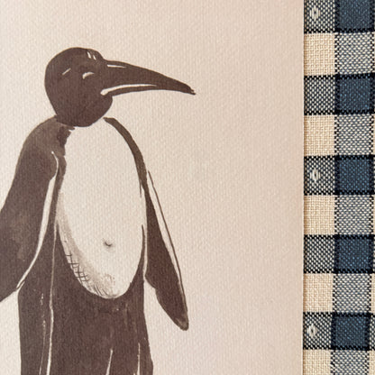 Cadre vintage avec impression sur papier beaux-arts - Le smoking