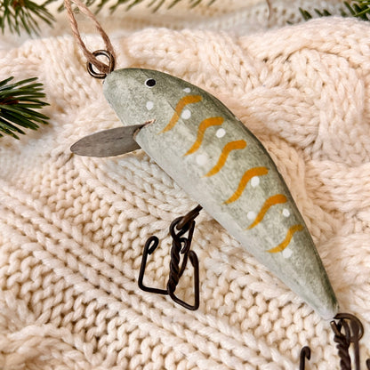 Christmas ornament - Green fish lure