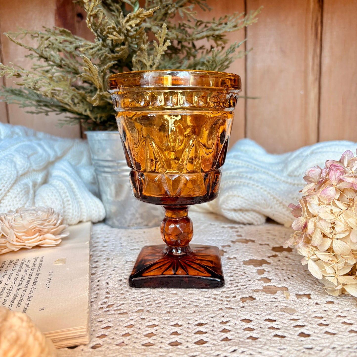 Amber glass