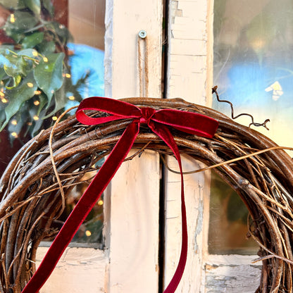 Christmas wreath - natural