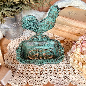 Rooster soap dish