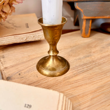 Brass candlestick