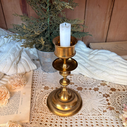 Brass candle holder