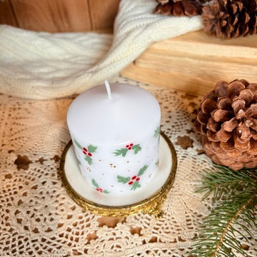 Coupelle porcelaine et laiton