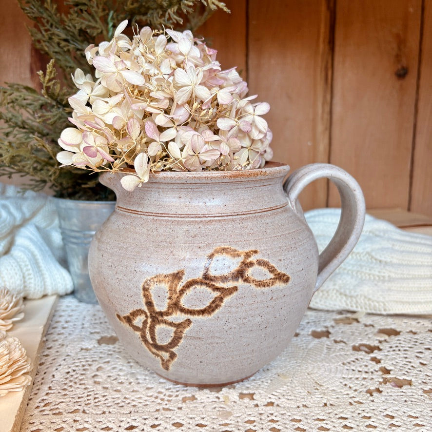 Stoneware pitcher