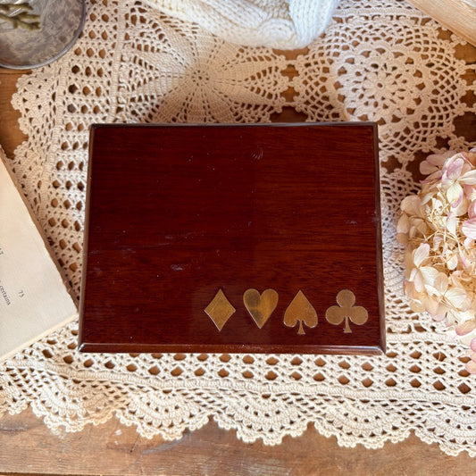 Wooden card chest