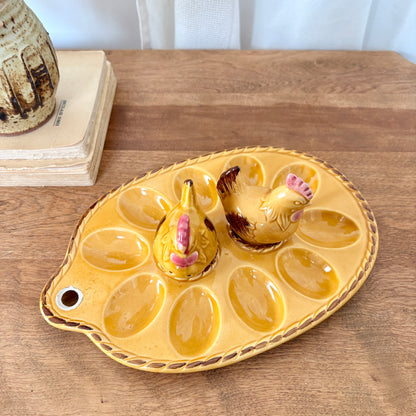Ceramic egg tray