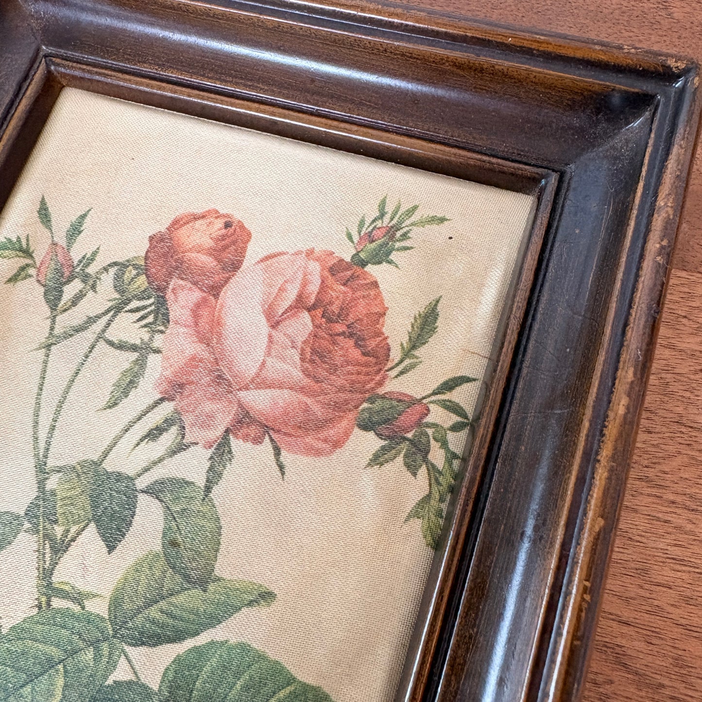 Cadre vintage - impression sur soie