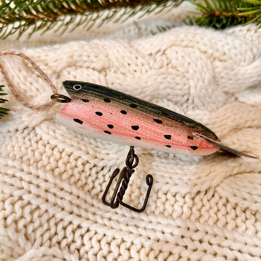 Christmas ornament - Speckled fish lure