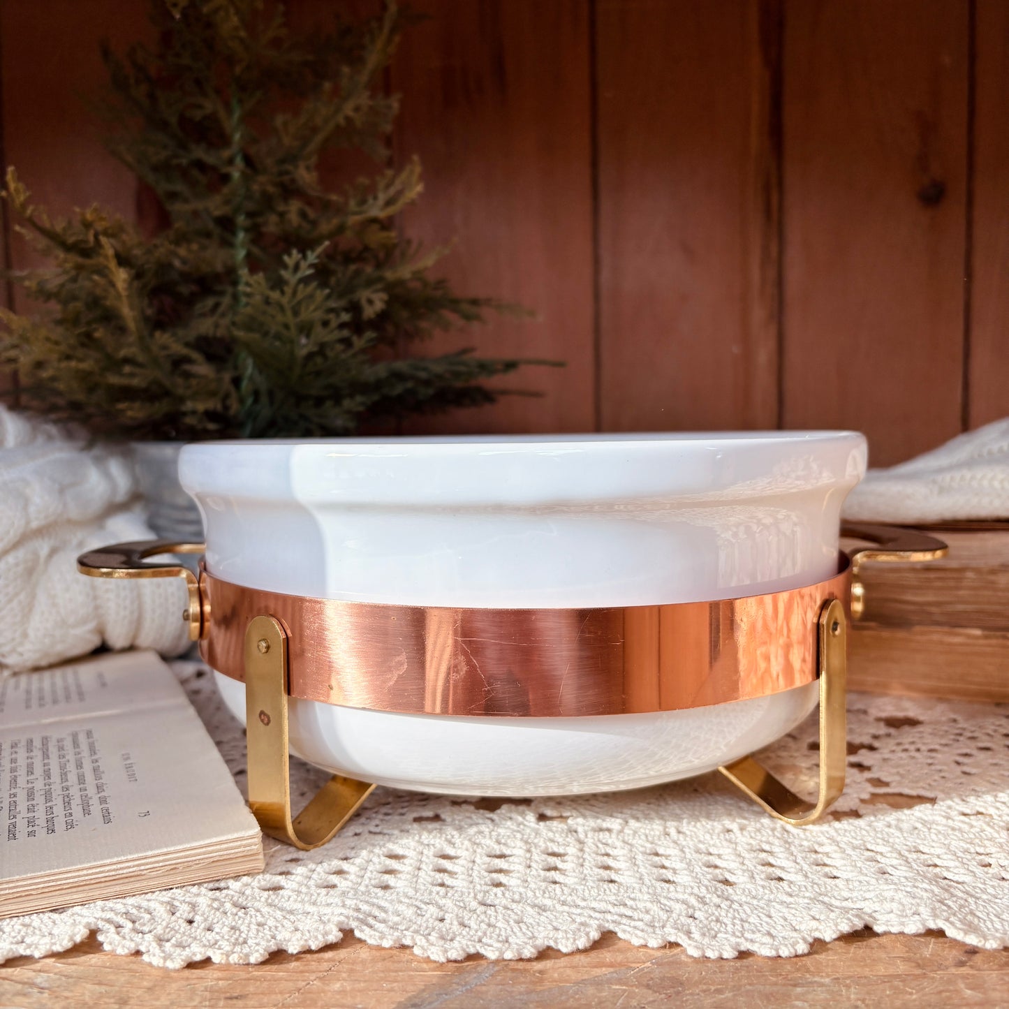 Plat de service en céramique