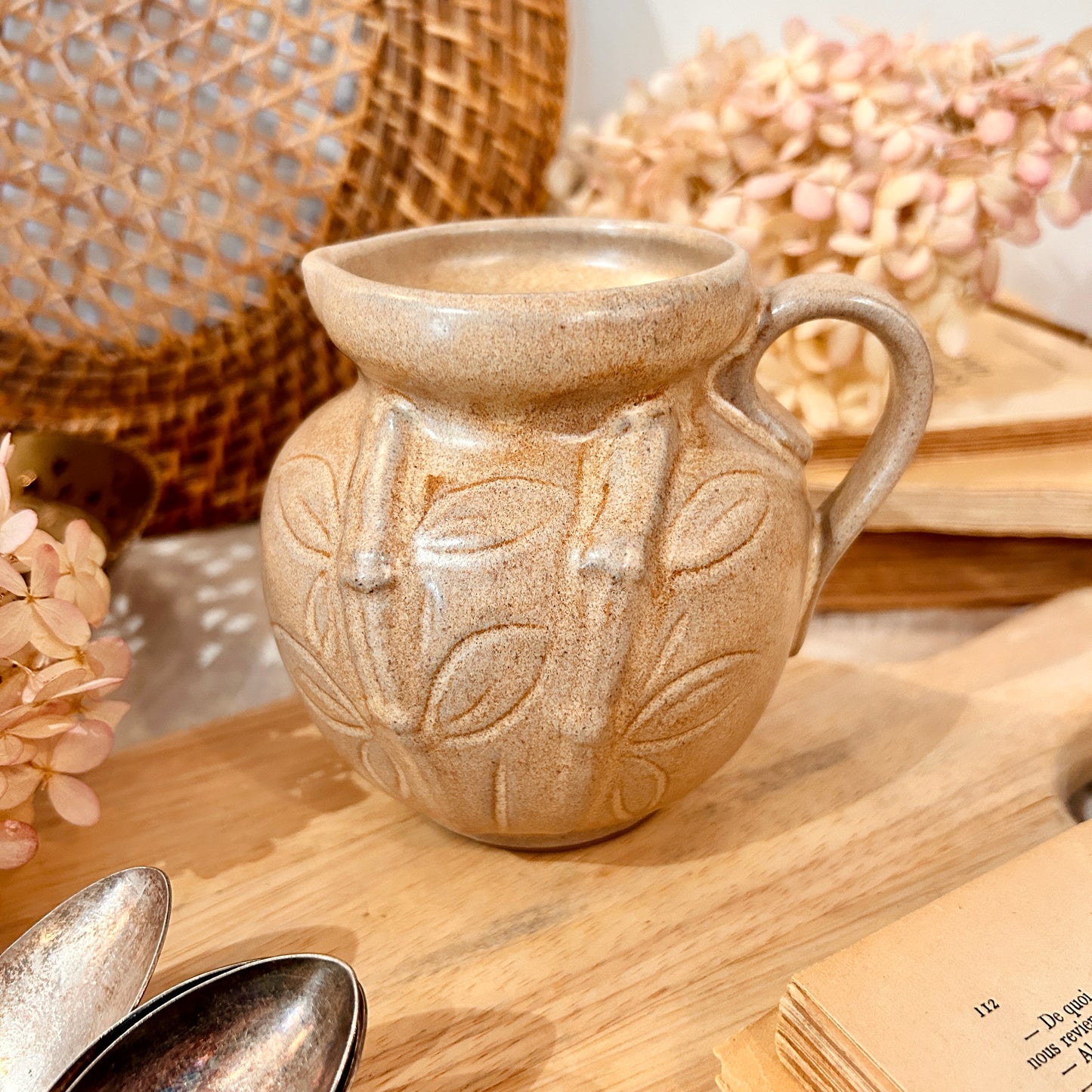 Stoneware creamer