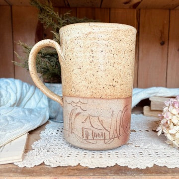 Artisanal milk sack pot