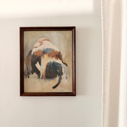 Canvas print - The cellist