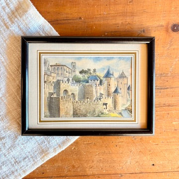 Vintage frame - the wall