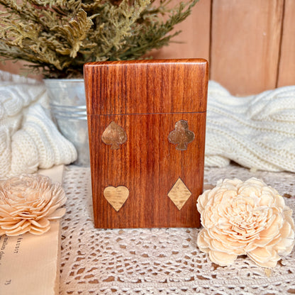 Wooden card box