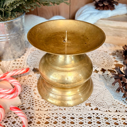 Brass candle holder