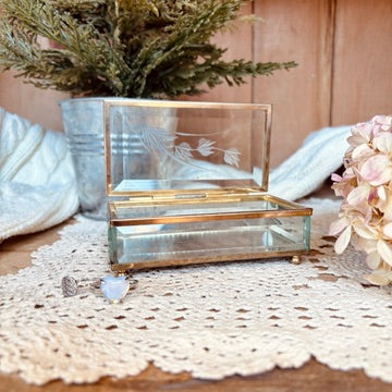 Glass Jewelry Box - Small