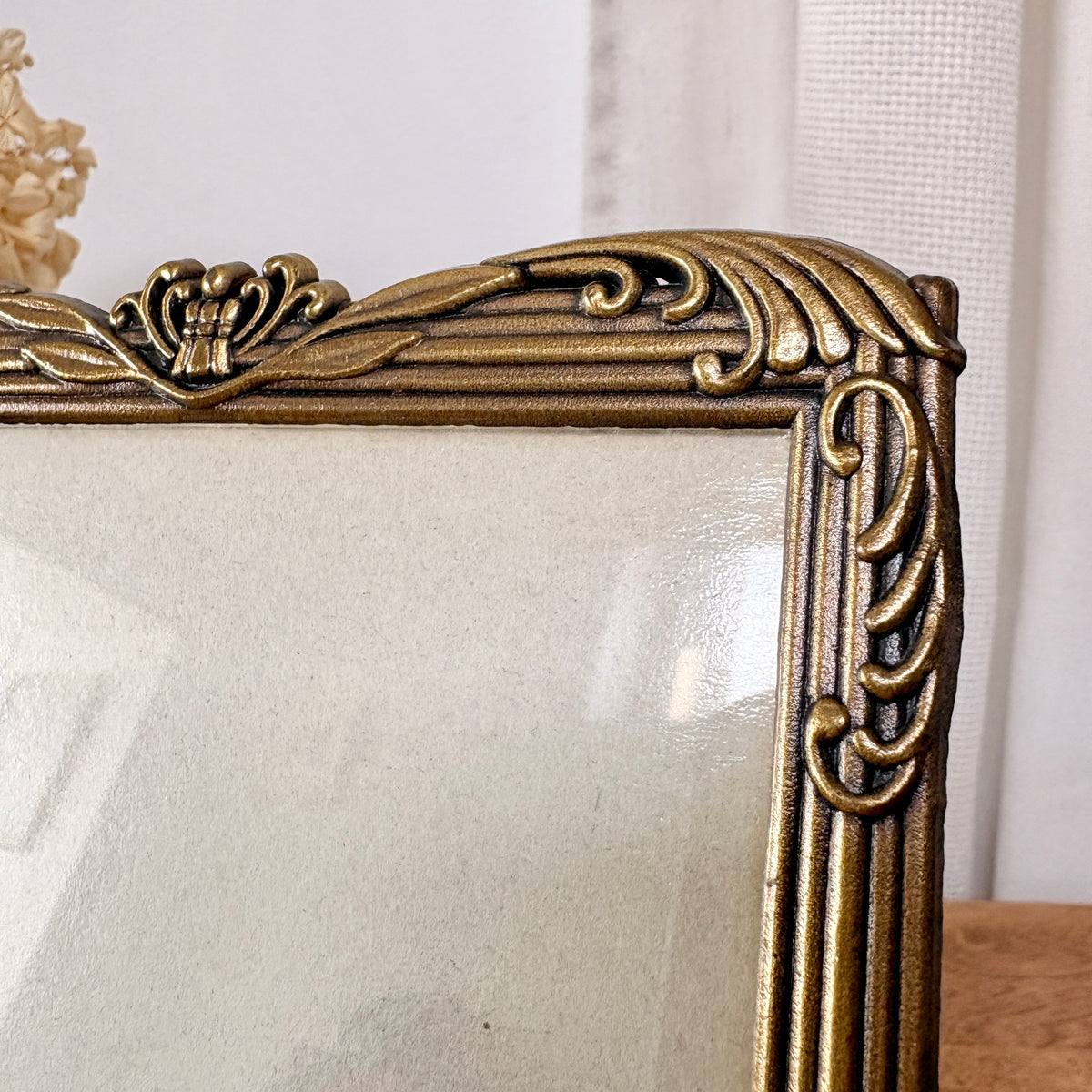 Golden photo frame