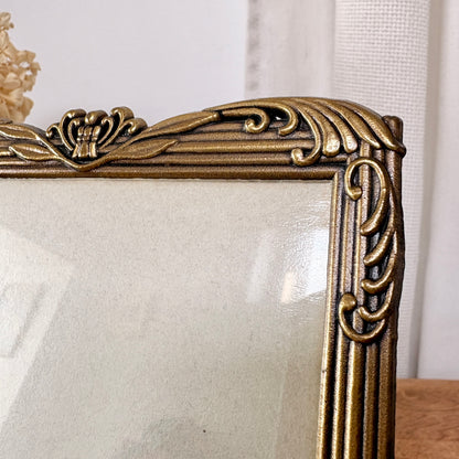 Golden photo frame