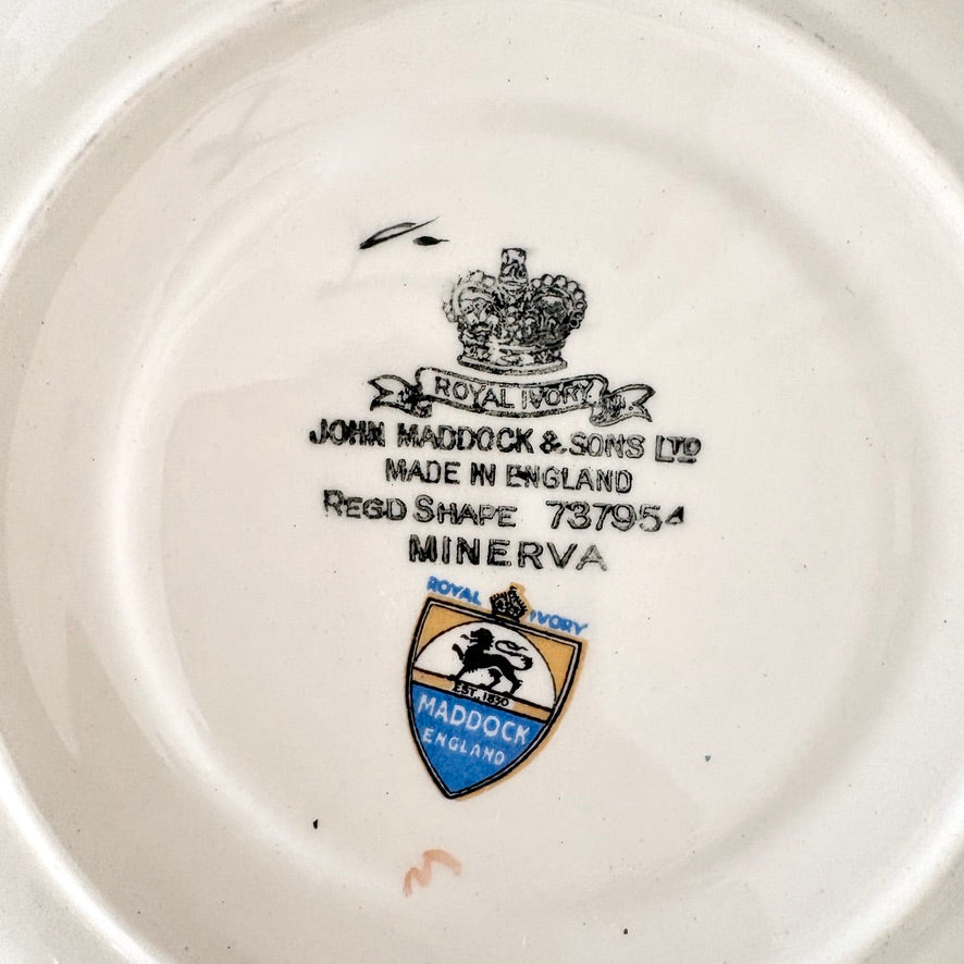 Tasse à bouillon Maddock 1920s