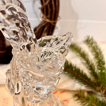 Crystal Candle Holder - Christmas Angel