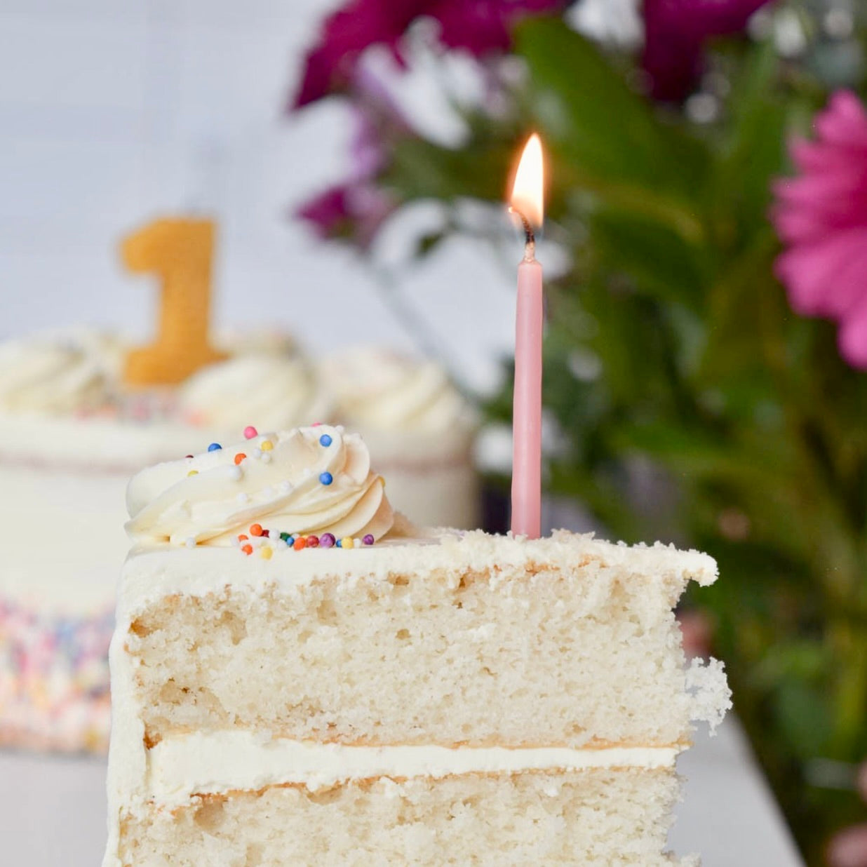 Chandelles d'anniversaire - couleurs pastel