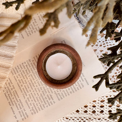 Porte lampion/pot en grès