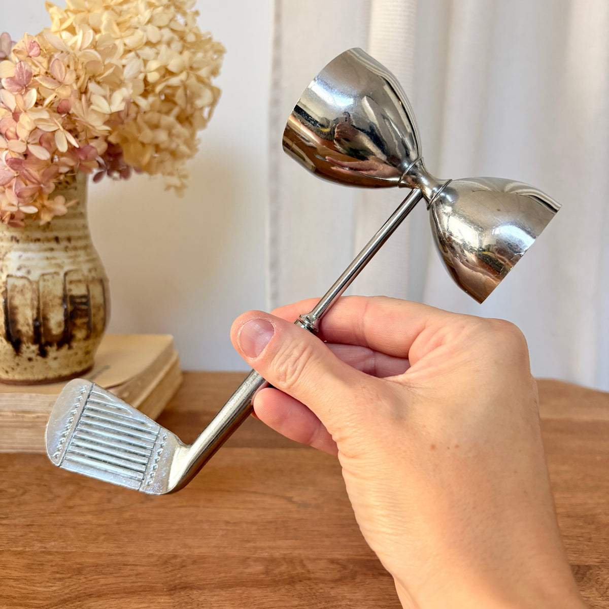 Doseur à cocktail vintage en forme de club de golf
