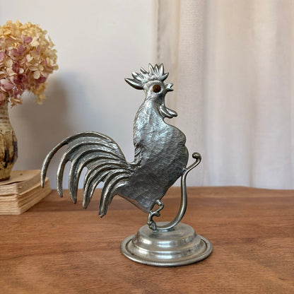 Coq en étain