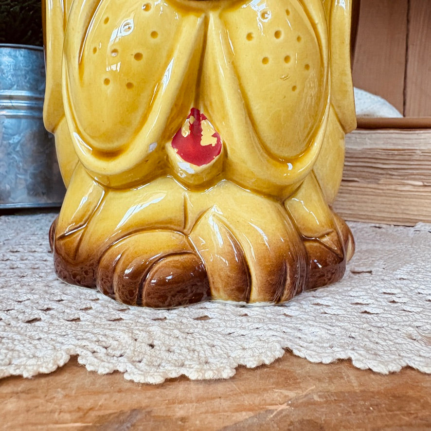 Pot en céramique chien - 60s