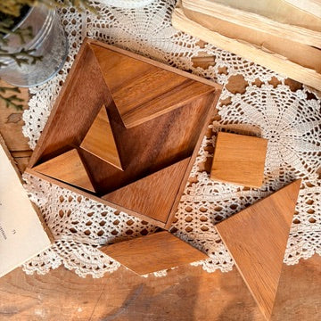 Wooden tangram