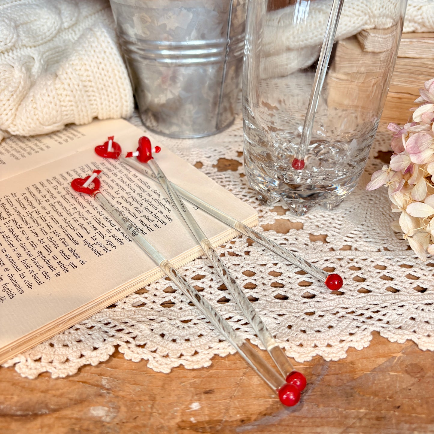 Bâtons à cocktail - ensemble de 4